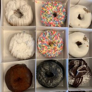 DON’T BUY - pink and white fringe, dangly earrings